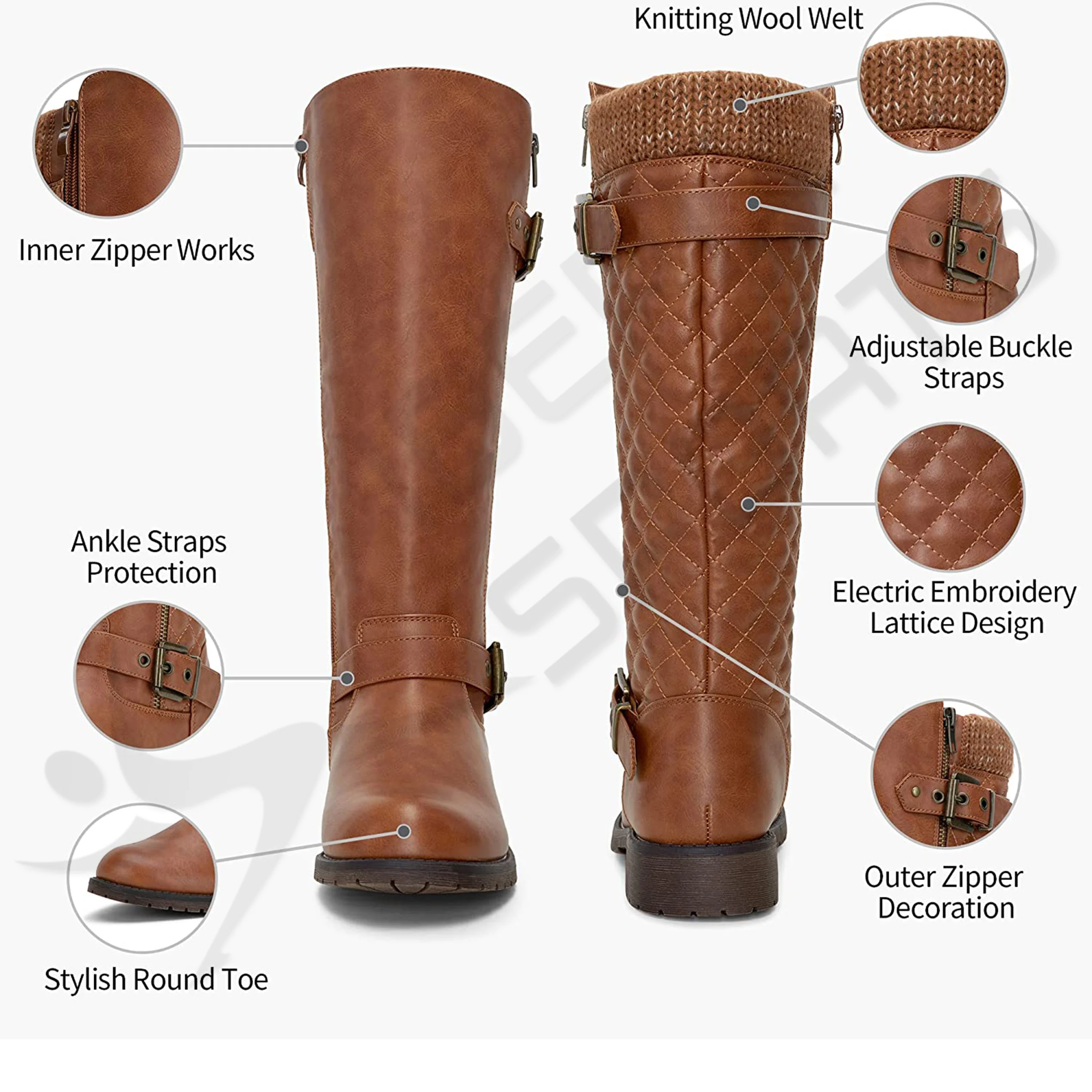 Оптовая продажа Высококачественная профессиональная обувь для верховой езды девочек прочная и