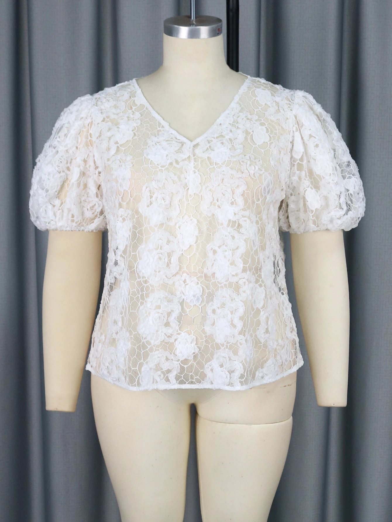 新品未開封★2025SS受注販売PUFF SHORT SLEEVE BLOUSE Amazon.com: Womens Puff Short Sleeve Babydoll Tops 2025