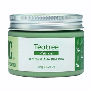OEM Deep Cleansing Mud Mask with Tea Tree Oil AHA BHA & PHA for Acne Treatment & Pore Tightening Clear Skin