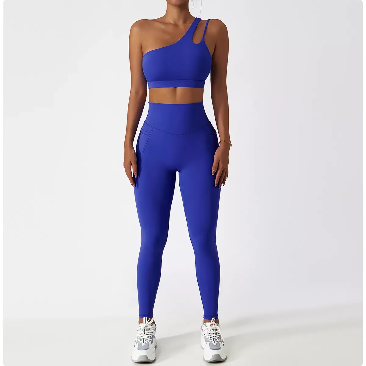 2022 Women Ribbed Yoga Set Zipper Activewear Set Seamless Sportswear ...