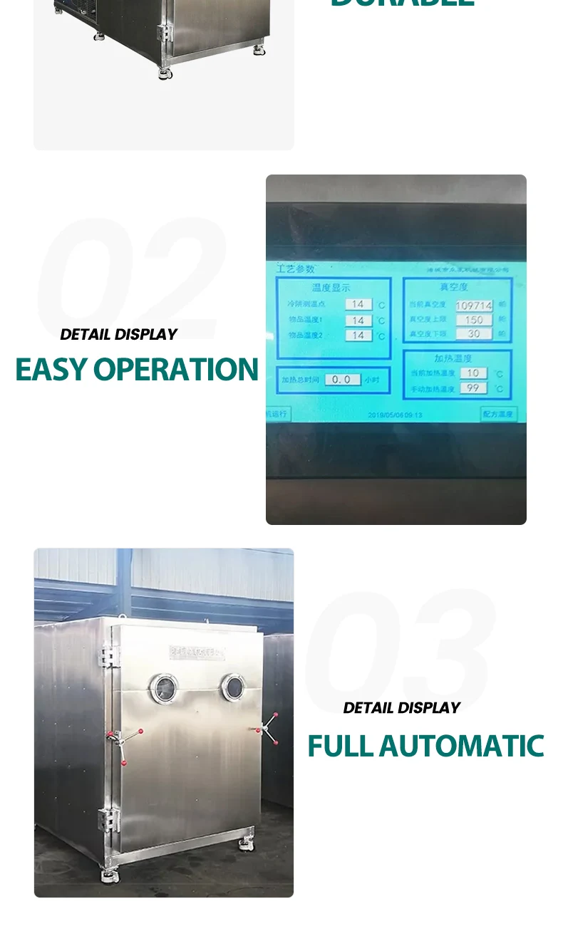 Commerical Freezedryer / Lyophilizer Freeze Dryer 100kg 1500kg Freeze Dryer For Sale Australia