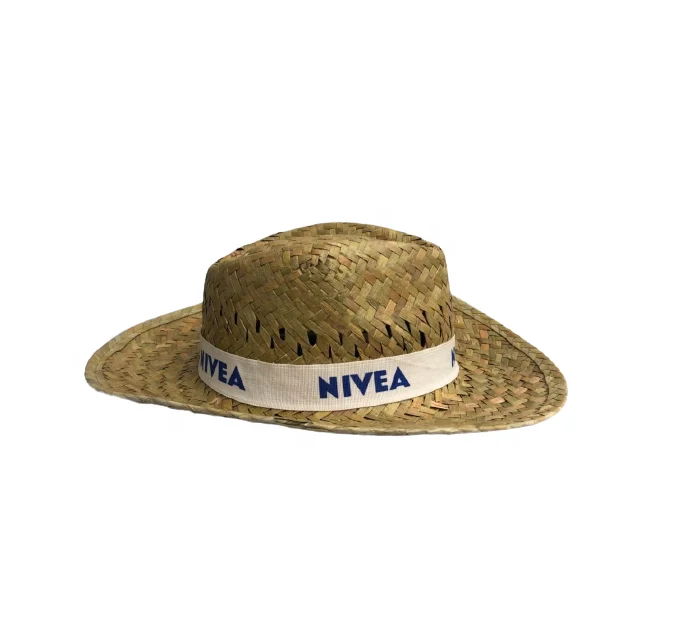 Top Factory Personalized Straw Hat with Branded Ribbon for Daily Party Wedding Farmer Beach Casual Hat Decoration Ready to Ship