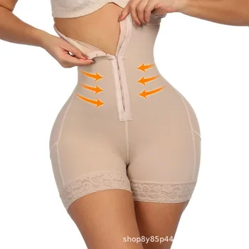 Womens Shapewear Hip Enhancer Shorts High Waist Body Shaper Panty Butt Lifter Booty Waist Trainer Control