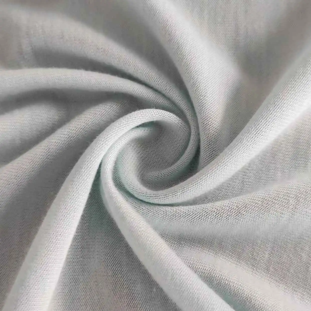 Производители супер мягкие белые однотонные Трикотажные 100% вискозы 160 см шириной 100 р трикотажные ткани для футболки