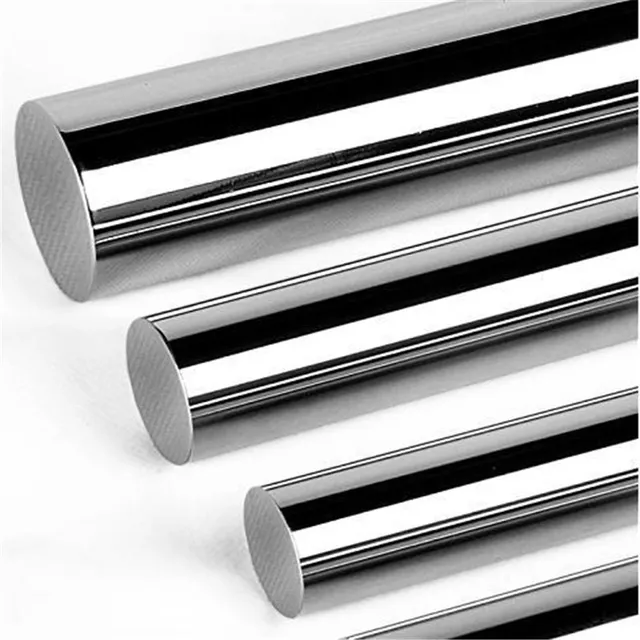Manufacturer Custom SAE1045 CK45 Piston Rod S45C 42CrMo Hard Chrome Inductioned Plated Rod Linear Shaft For Hydraulic Cylinder