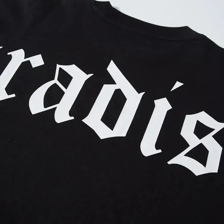 Wholesale 100 Cotton Custom Print Oversized Drop Shoulder T Shirts Men