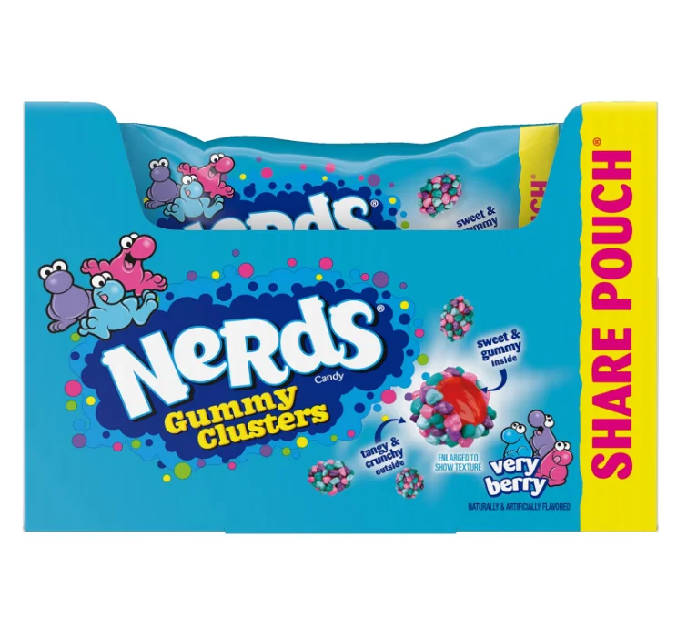 Nerds Gummy Clusters Candy,Very Berry,3 Oz - Buy Nerds Candy . Nerds ...