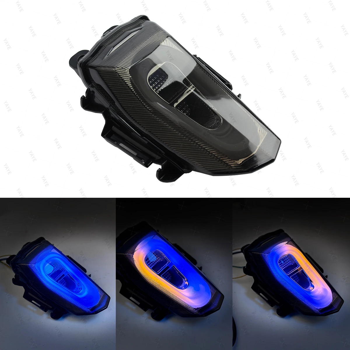Modified Motorcycle Lighting System with Turn and Brake Function Tail Light Accessories for R15 12 Months Warranty