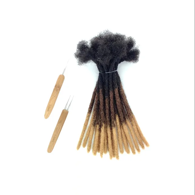 KAMA Fashionable Rasta Hair High Quality Handmade Remy Human Hair Crochet Dreadlocks Single Weft for Weaving Black Men Women
