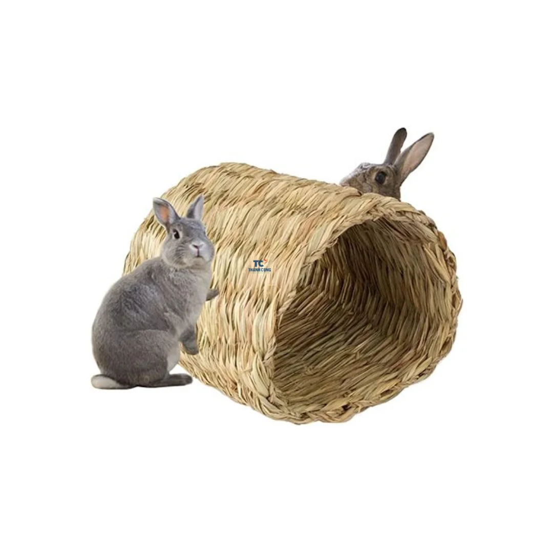 Wholesales Bunny Grass House Grass Rabbit Cage Rabbit Nest Straw Woven