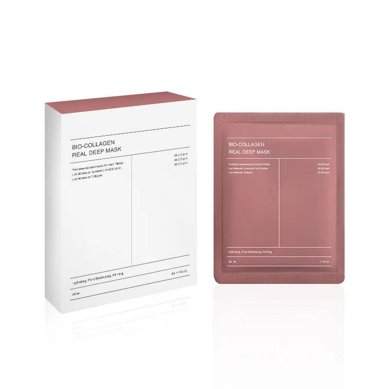 Professional Custom Logo Disposable Deep Moisturizing Face Nursing Skincare Whitening Feminine Facial Hydrating Mask