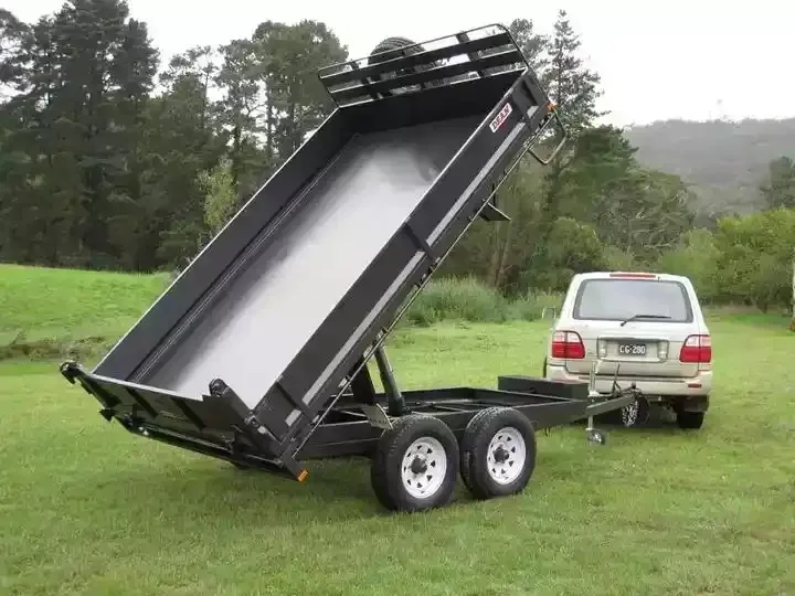 中古農業用トラクター油圧式ダンプトレーラー20トン農場用ダンプ