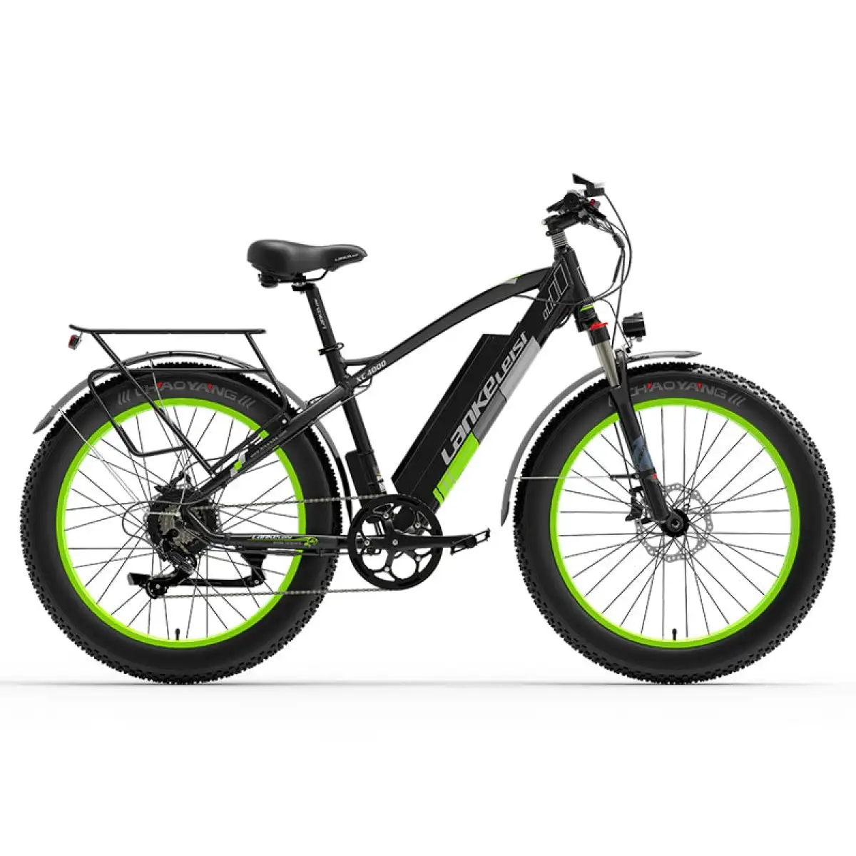 LANKELEIS XC4000 48V Lithium Battery Electric Mountain Bike Aluminum Alloy Frame with Rear Hub Motor Fat Bike