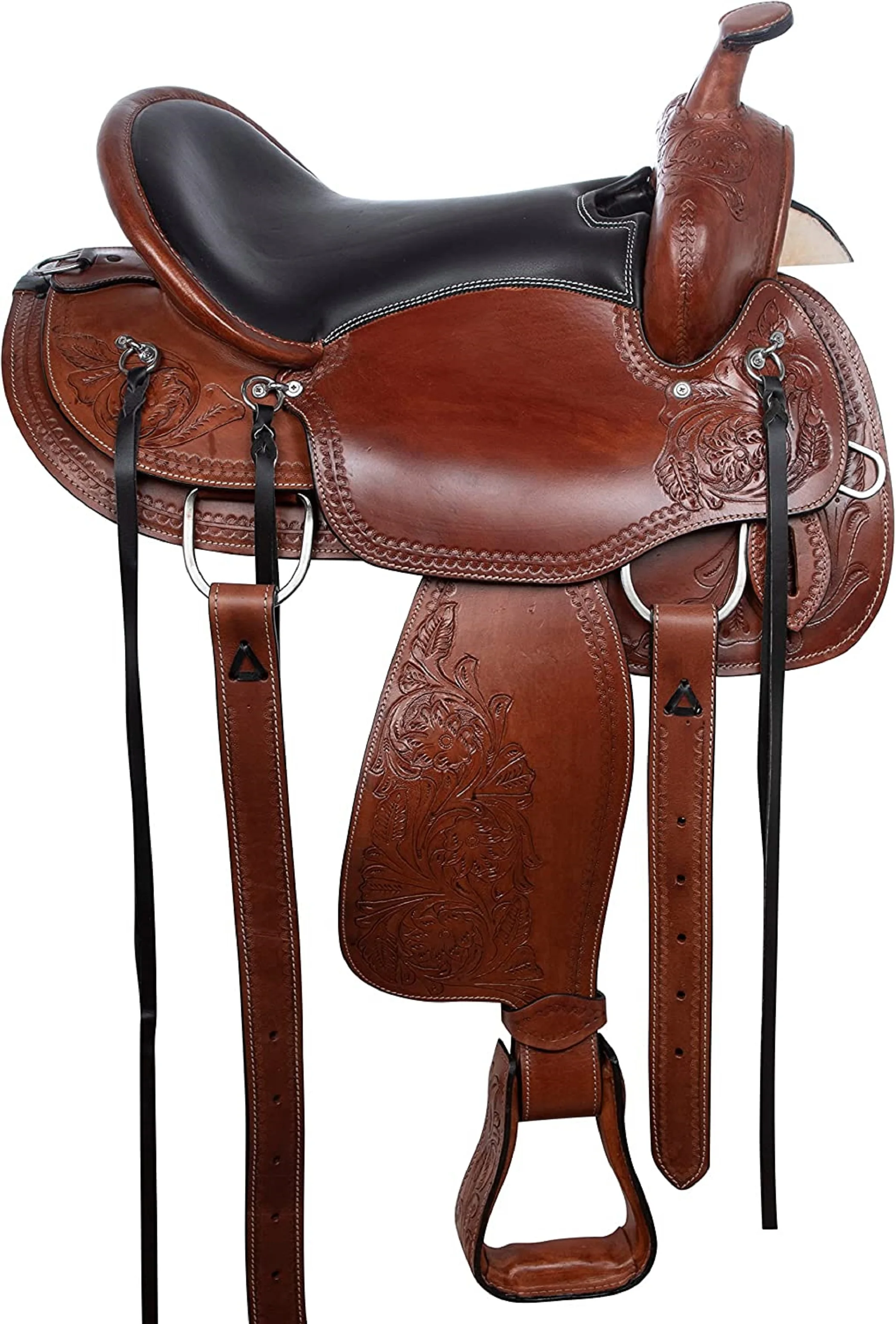 Premium Quality Western Leather Horse Saddle With Matching Horse Tack