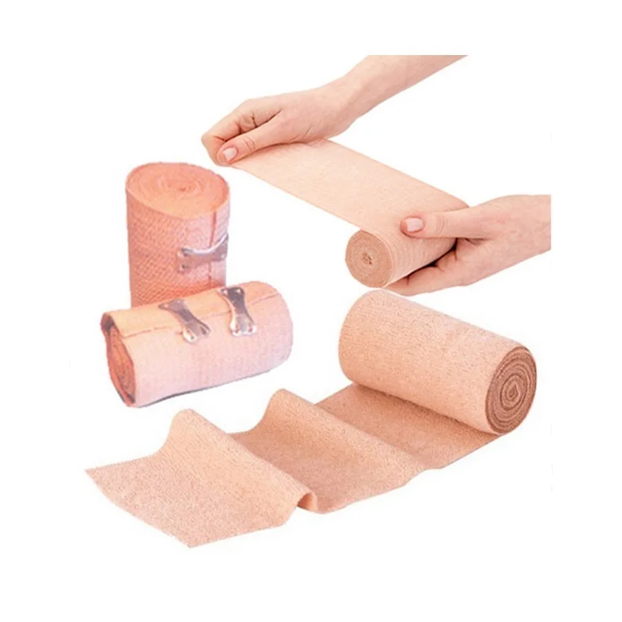 High Quality Self Adhesive Gauze Elastic Cotton Spandex Crepe Bandage