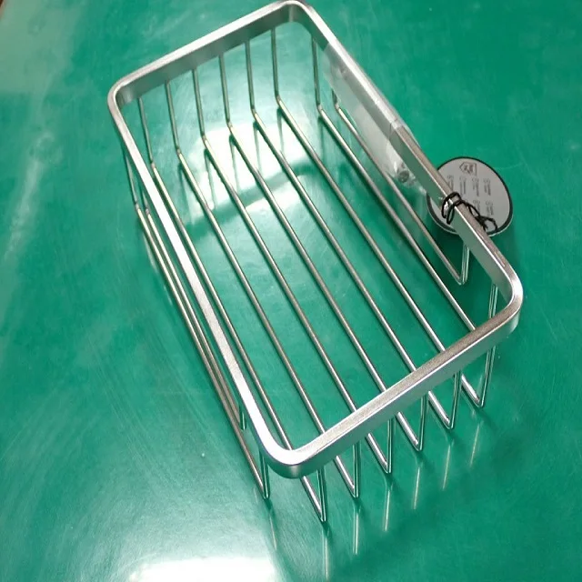 S/s 2tier Rectangle Wall Caddy Stainless Steel Bathroom Caddies