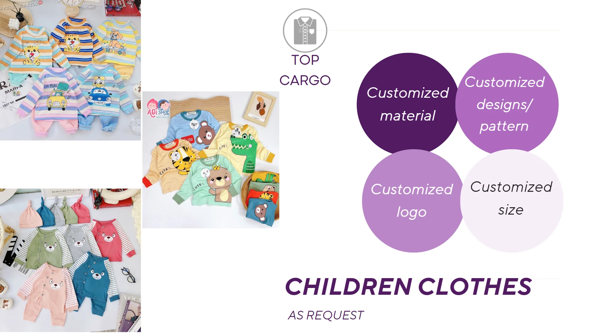 Colorful Various Design Children Clothing Export With Competitive Price