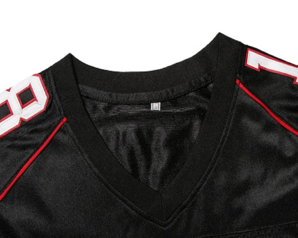 Men's American Football Jersey Mean Machine 18 Paul Crewe Black