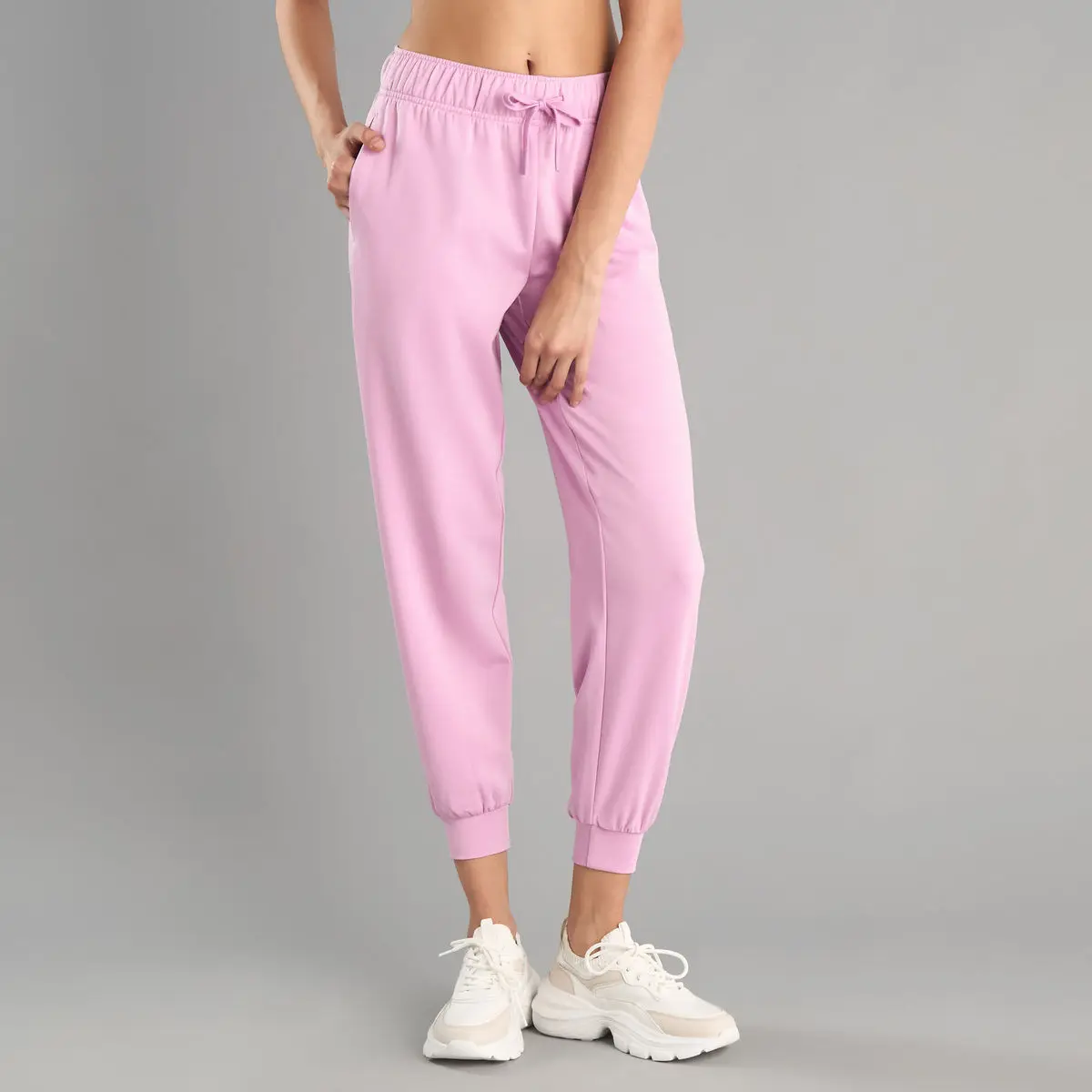 Custom Logo Ladies Joggers Jogging Tracksuit Bottoms Pants With High  Quality Material Pink Color Women's Pants and Trousers