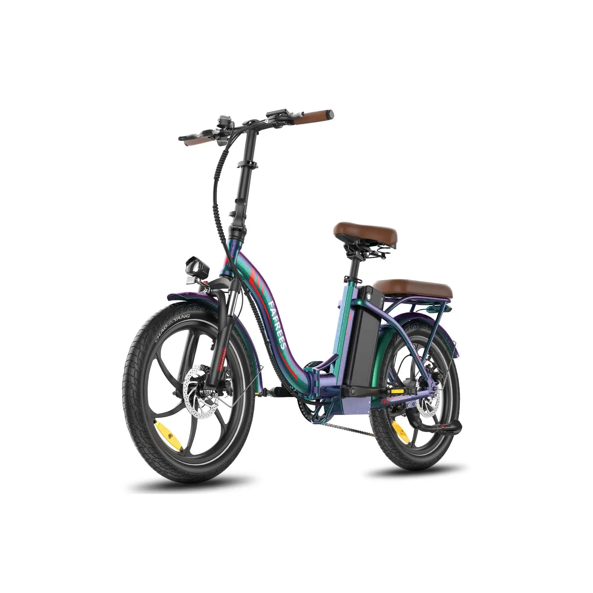 Fafrees F20+ Pro Electric Folding Bike 250W Motor Power 15ah Integrated Lithium Battery 7 Speed 20inch Aluminum Alloy Frame 48v