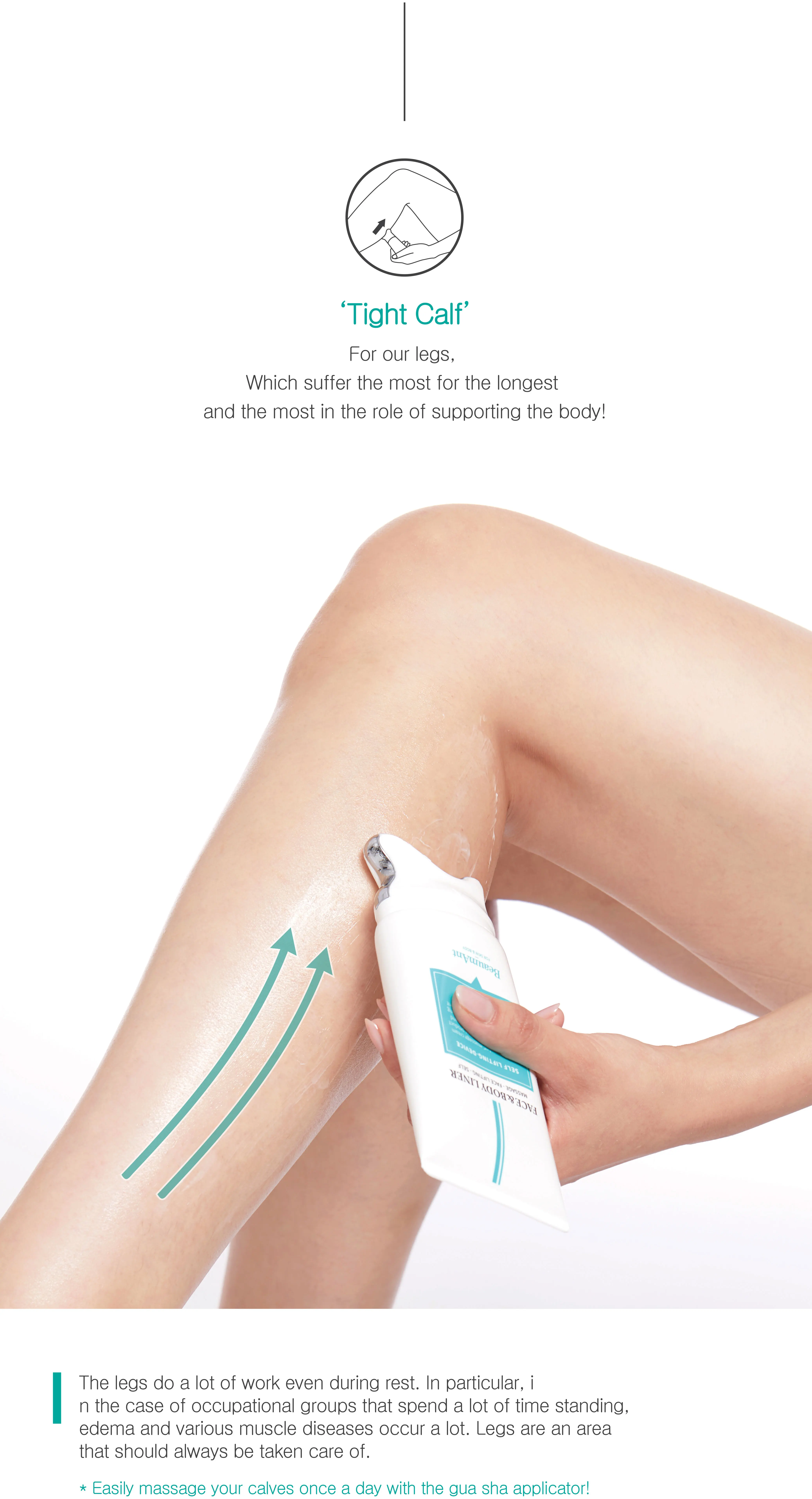 Beaumant Face & Body Liner Gua Sha Massage Cream Beauty Retionl Vitamin