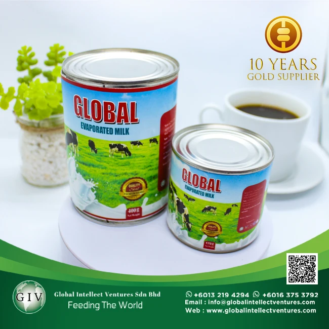 Malaysia Top Supplier Evaporated Milk With 2 Protein For Coffee Or Tea