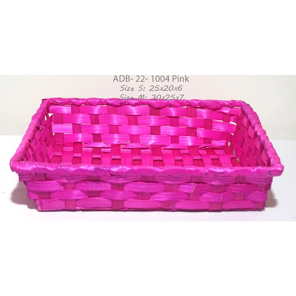 Cheap Price!!! Colorful Bamboo Gift Basket For Easter/christmas Gift