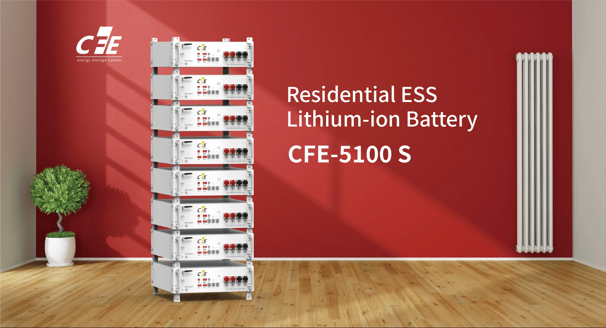 New 5kwh 10kwh 20kwh 40kwh Lfp Residential Ess 51.2v 100ah Lithium