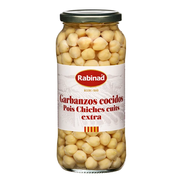 Консервированный горошек приготовленный в Испании высококачественный здоровый бобовый готовый к употреблению вареный нут банке 540 г для супермаркета и Horeca