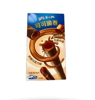 Oreo Wafer Rolls Schokolade Chocolate 50g - Buy Oreo Mini Cocoa Crisp ...