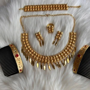 2026 Vintage Italian Inspired Fashion Jewelry Set 24K Gold Plated Copper Necklace Direct From USA France to Comoros Mayotte