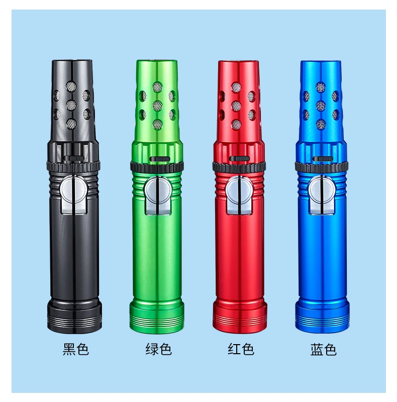 DEBANG Jet Torch Powerful Lighter Rechargeable Jet Hot Selling Products 2025 Metal Alloy Torch Lighter for Outdoor BBQ Camping