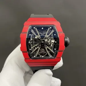 New High-Quality Business Classic Men's High-End Skeleton Mechanical Watch Fashionable Waterproof Automatic Luxury Brand Watches