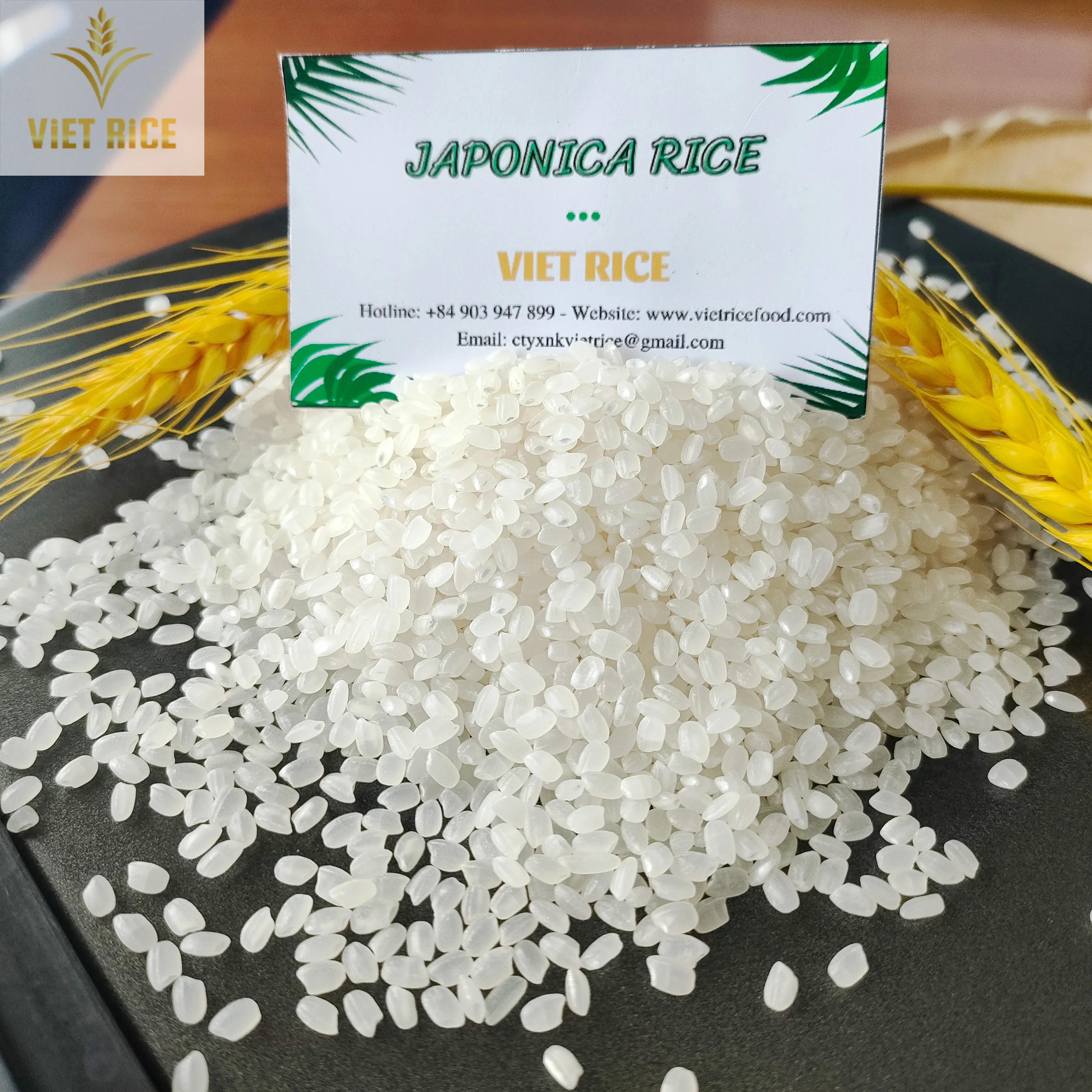 Vietnamese Rice - Japonica Is Rice Short-grain Rice Variety With Soft ...