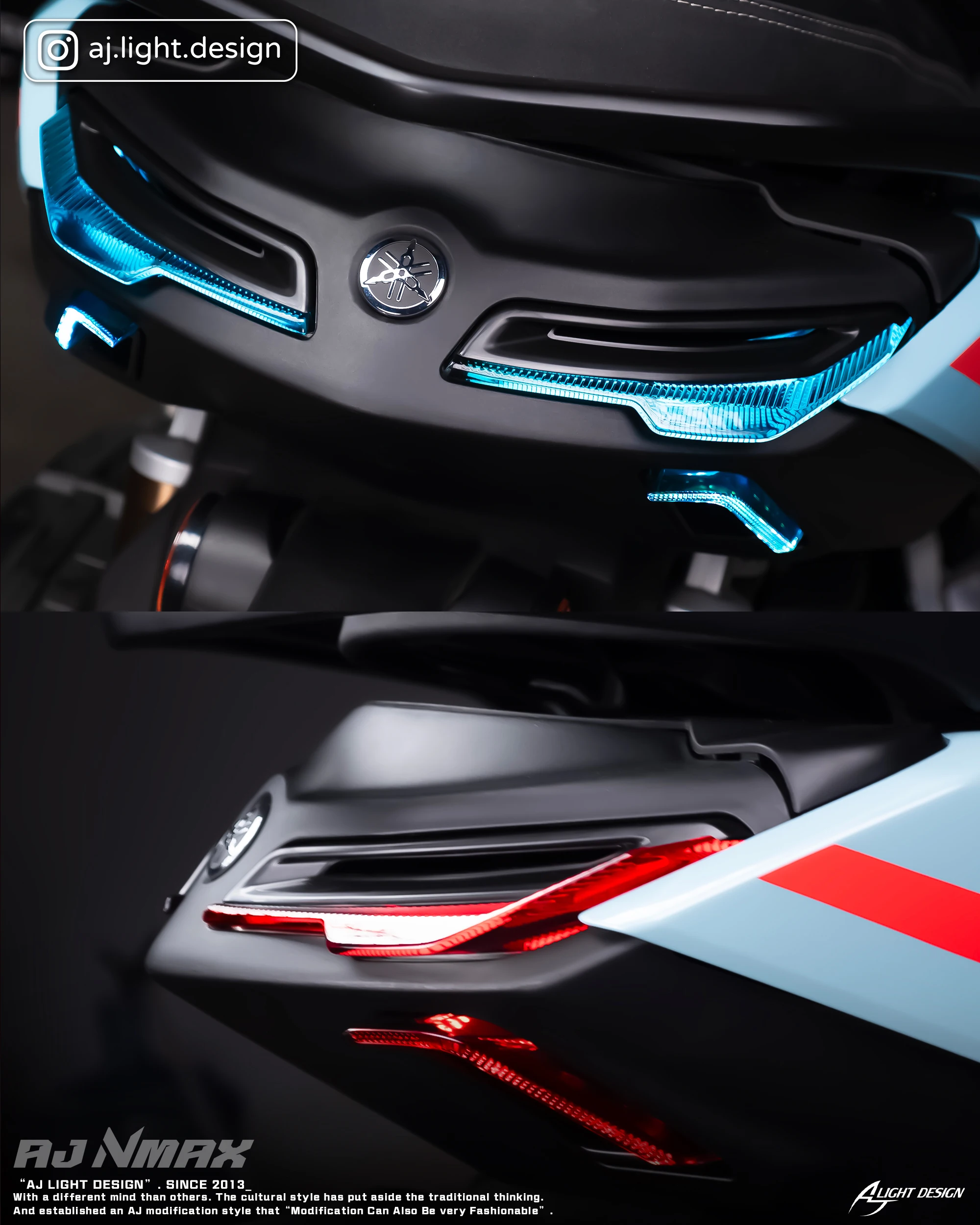 Led Nmax V3 High Performance 4-Lens LED Taillight System Yamaha NMAX V3 TURBO ...