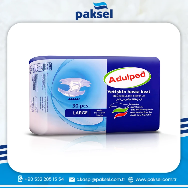 Top Sale Adulped Adult Unisex Diaper Available In Medium Large And