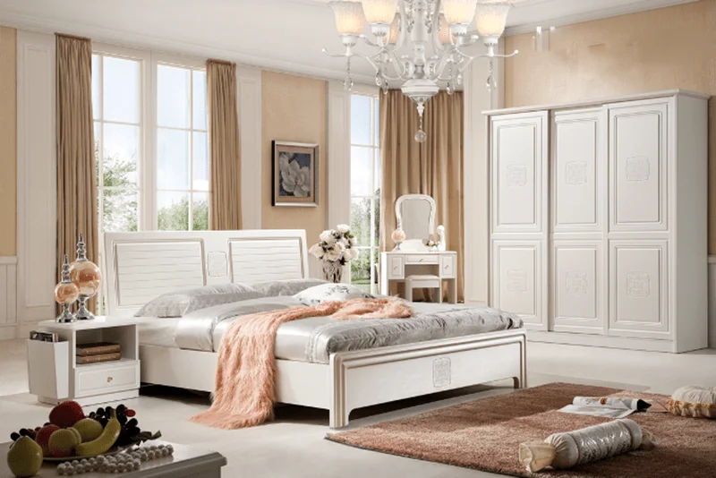 Wholesale Modern White Dressing Table Makeup Vanity Dresser Table With