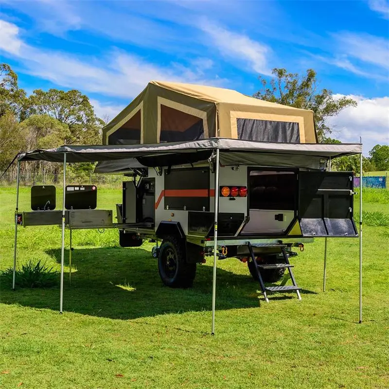 Folding Camper Trailer с подъемной крышей