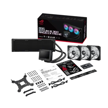 New ROG Ryujin III 360 ARGB Extreme LGA1851 Ready For Ultra 9/7/5 285K 265K AIO CPU Cooler ARGB Liquid CPU Fan Gaming PC Cooling