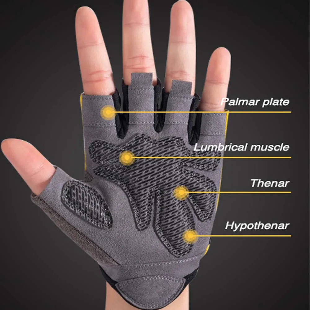 Hot Sale Adjustable Wrist Support Gym Gloves Non-Slip Breathable