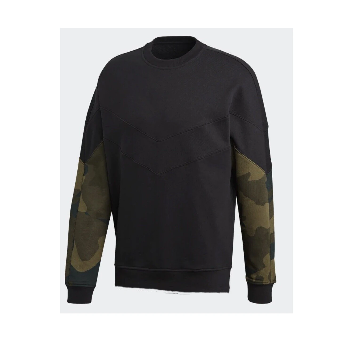 Sweat manches longues cropped crew neck modal premium