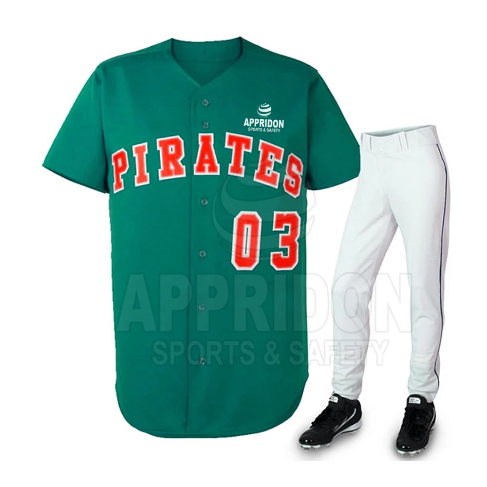 Men Baseball Jersey And Pant Custom Design Team Wear Baseball Uniform