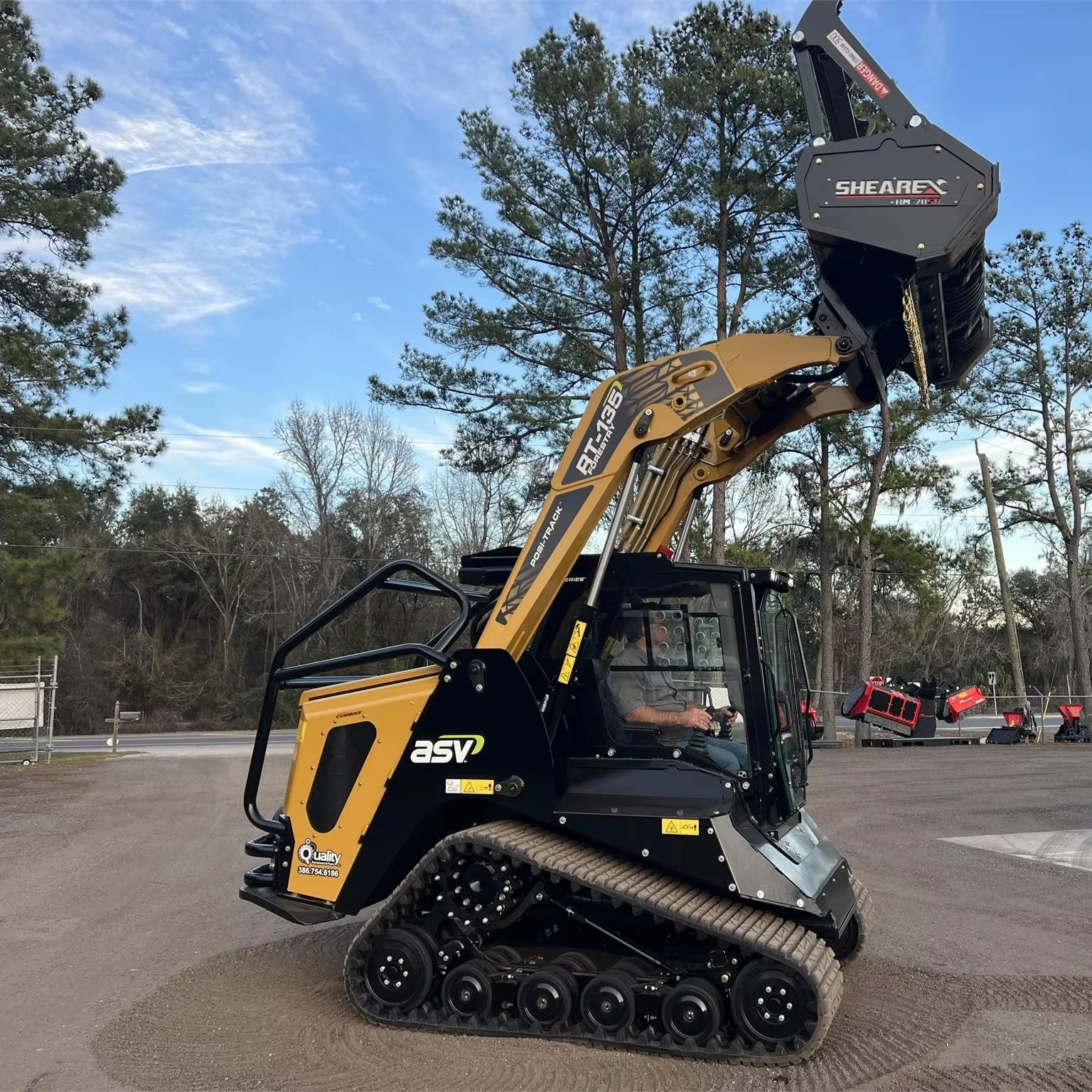 2024 Asv Posi-Track RT135F 132 HP Cummins Engine Track Skid Steer Loader Front Loader with Core Components Pump Gearbox Bearing
