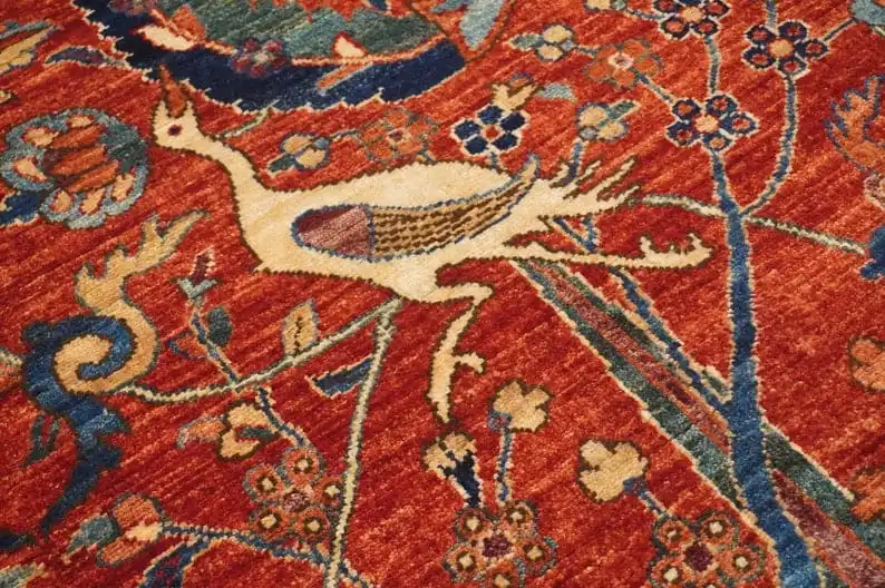 High Quality Persian Oushak Wool Carpet Set Hand Knotted 3x3 3x5 Sizes for Living Room Area Rugs Door Floor Carpet Made Cotton