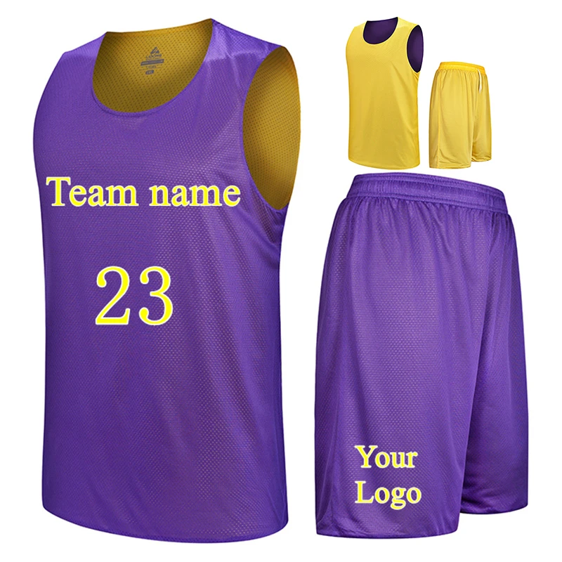 Custom Cheap Reversible Basketball Jerseys Sublimation With Numbers