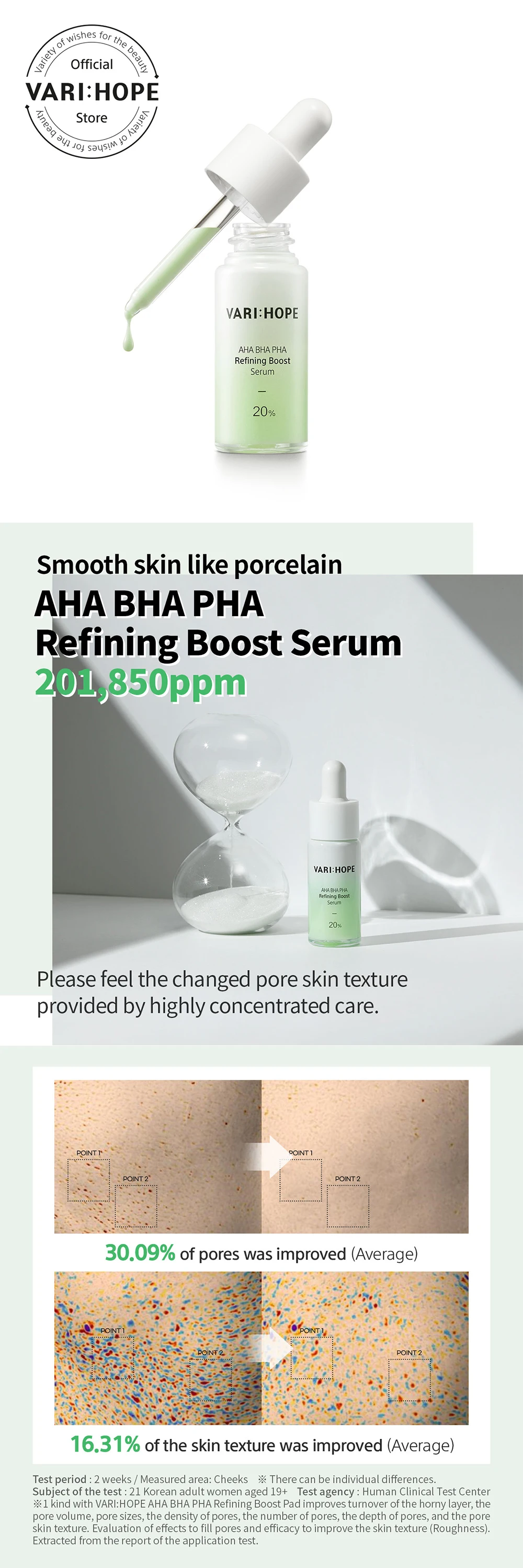 Korean Made Skin Care Products Varihope Aha Bha Pha Refining Boost