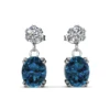 18k White Gold Plated Earrings For Women DE0710-207