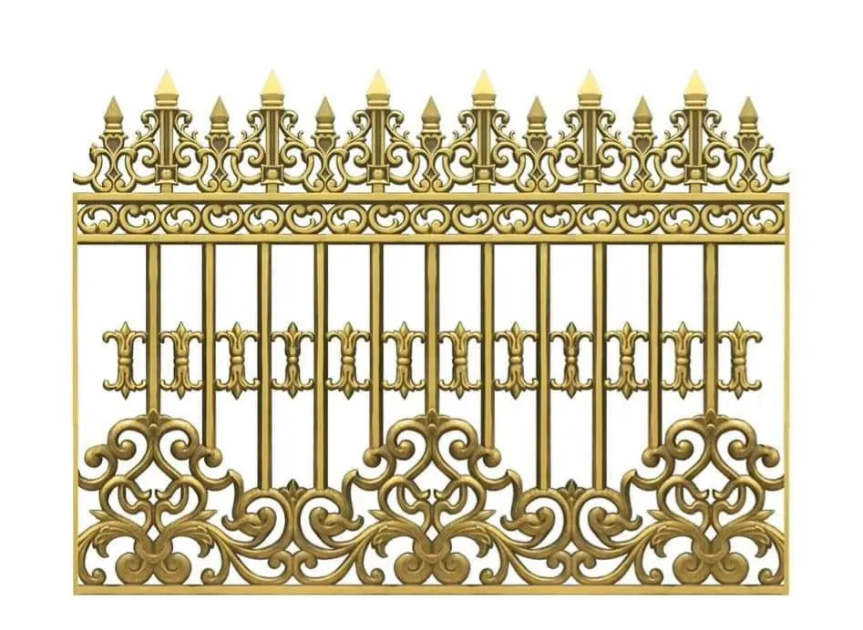 Metal Gates Wrought Iron Main Gates House Gate Design Powder Coating