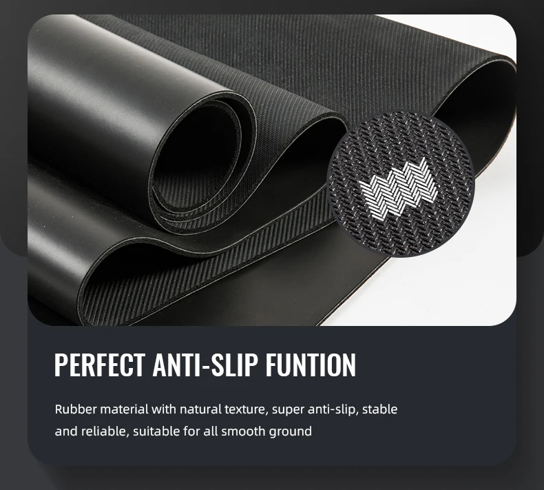 High Quality Custom Hot Stamping PrintingNon Slip Eco Friendly Natural Rubber Yoga Mat