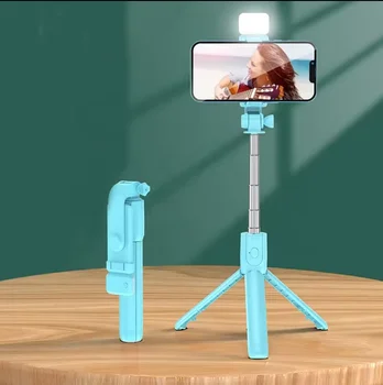 2024 Hot Selling Selfie Stick Tripod Mini Flexible Extendable Rotating Phone Stand Tripod Phone Holder With Remote product image
